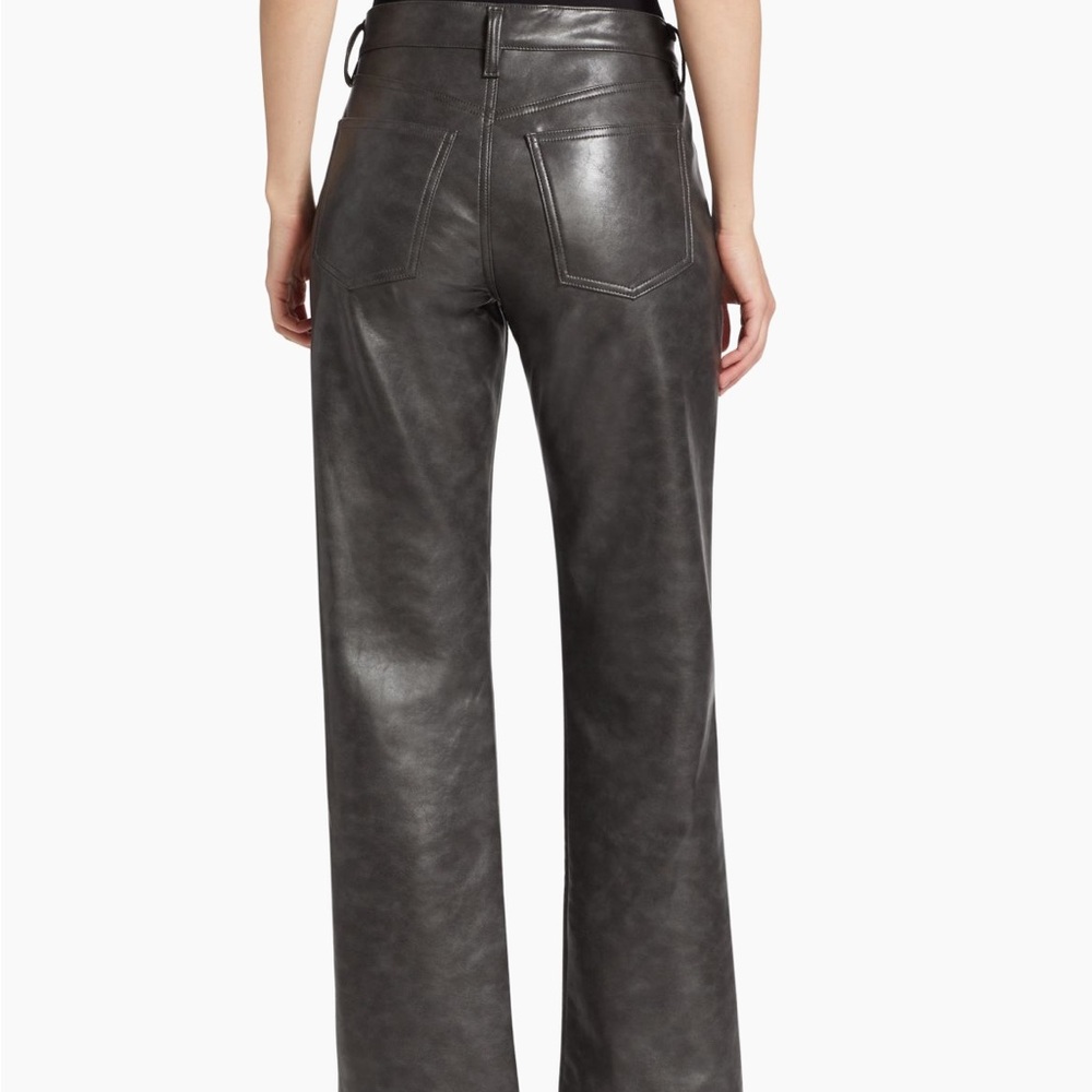 NWT Agolde Recycled Leather Sloane Jean. Sz 29 - Picture 5 of 7